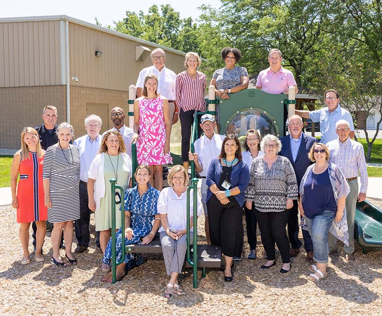 Board together on Playground